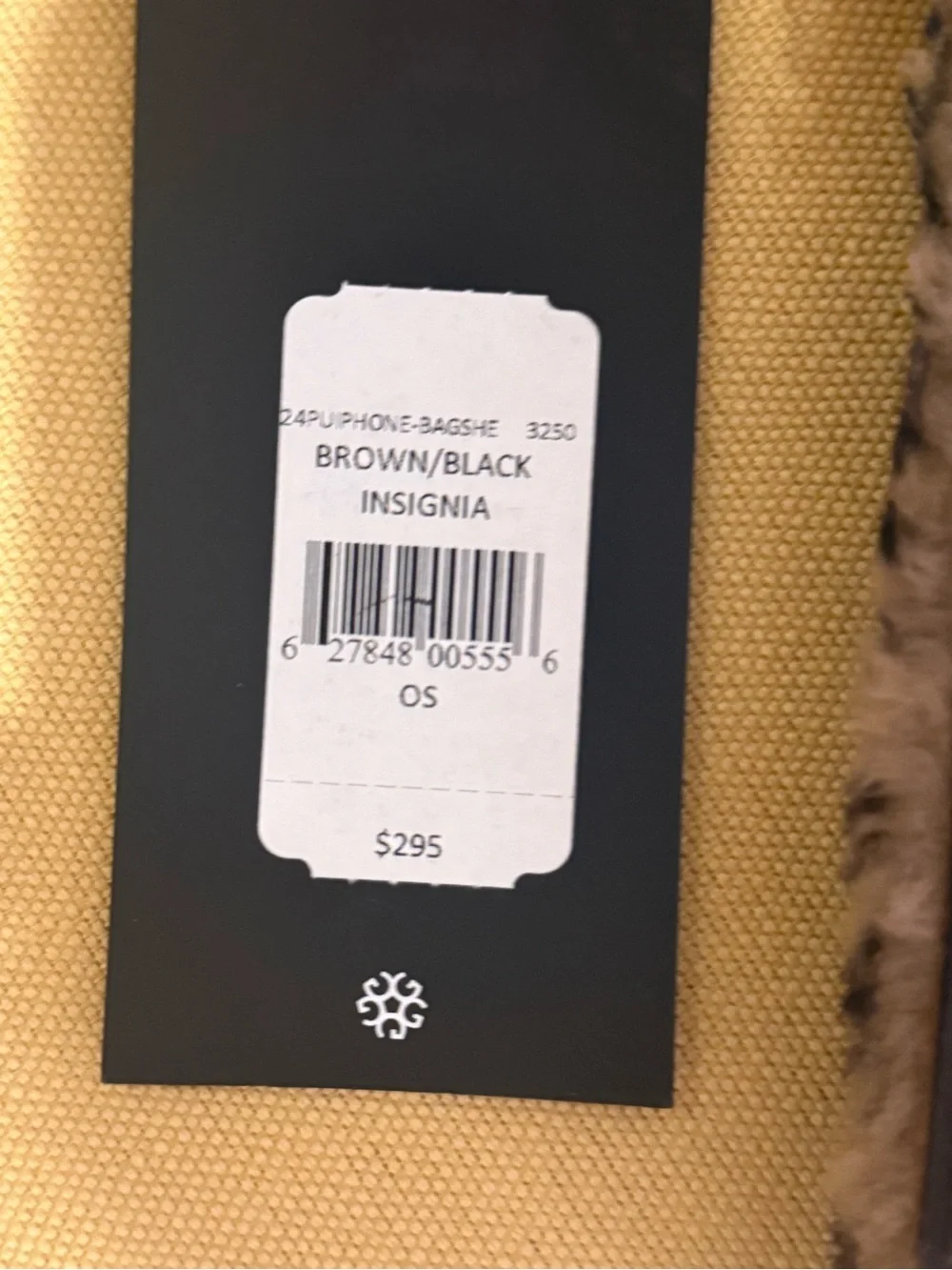 NWT Gorski Montreal Shearling Crossbody Phone Bag / Wallet